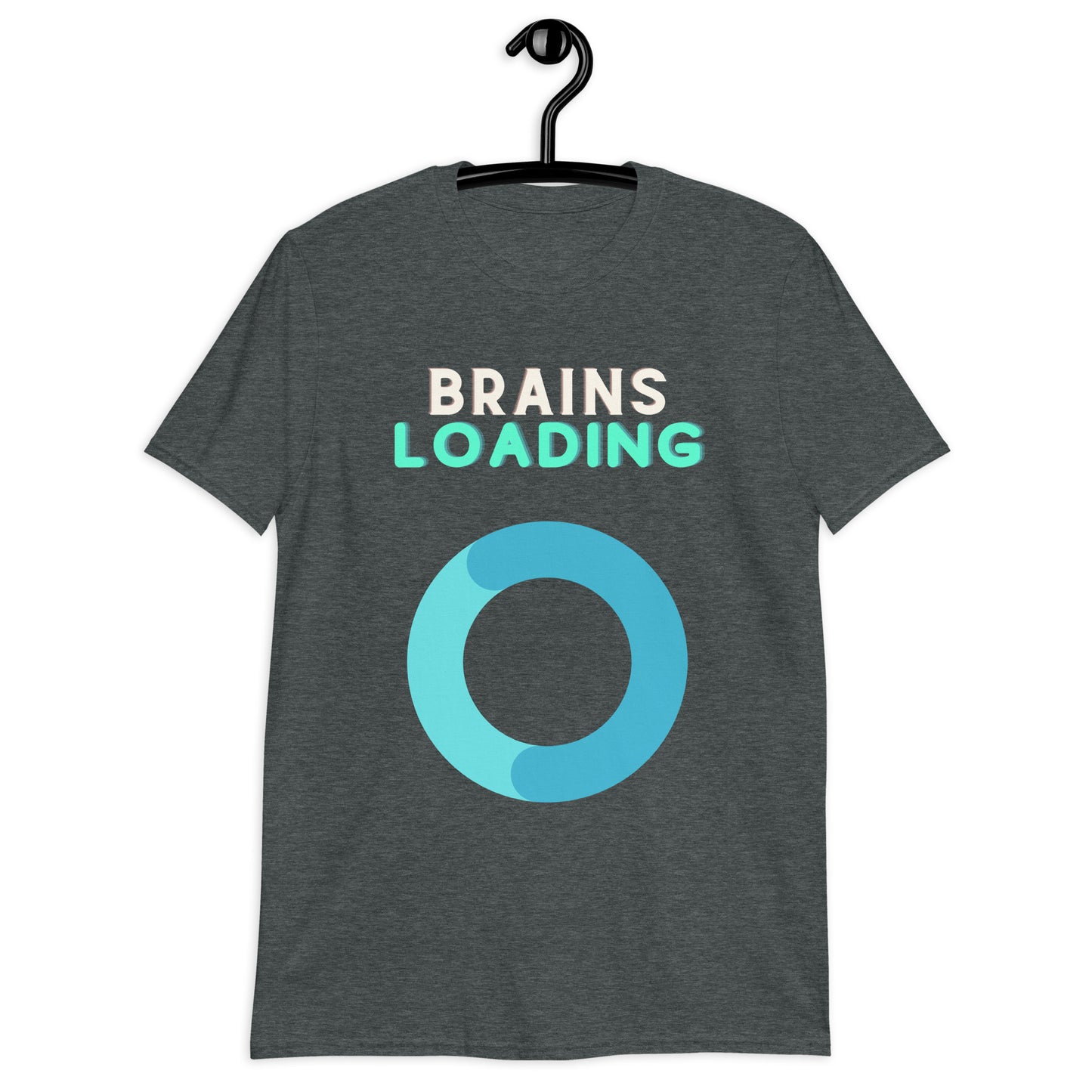 Brains loading   Short-Sleeve Unisex T-Shirt