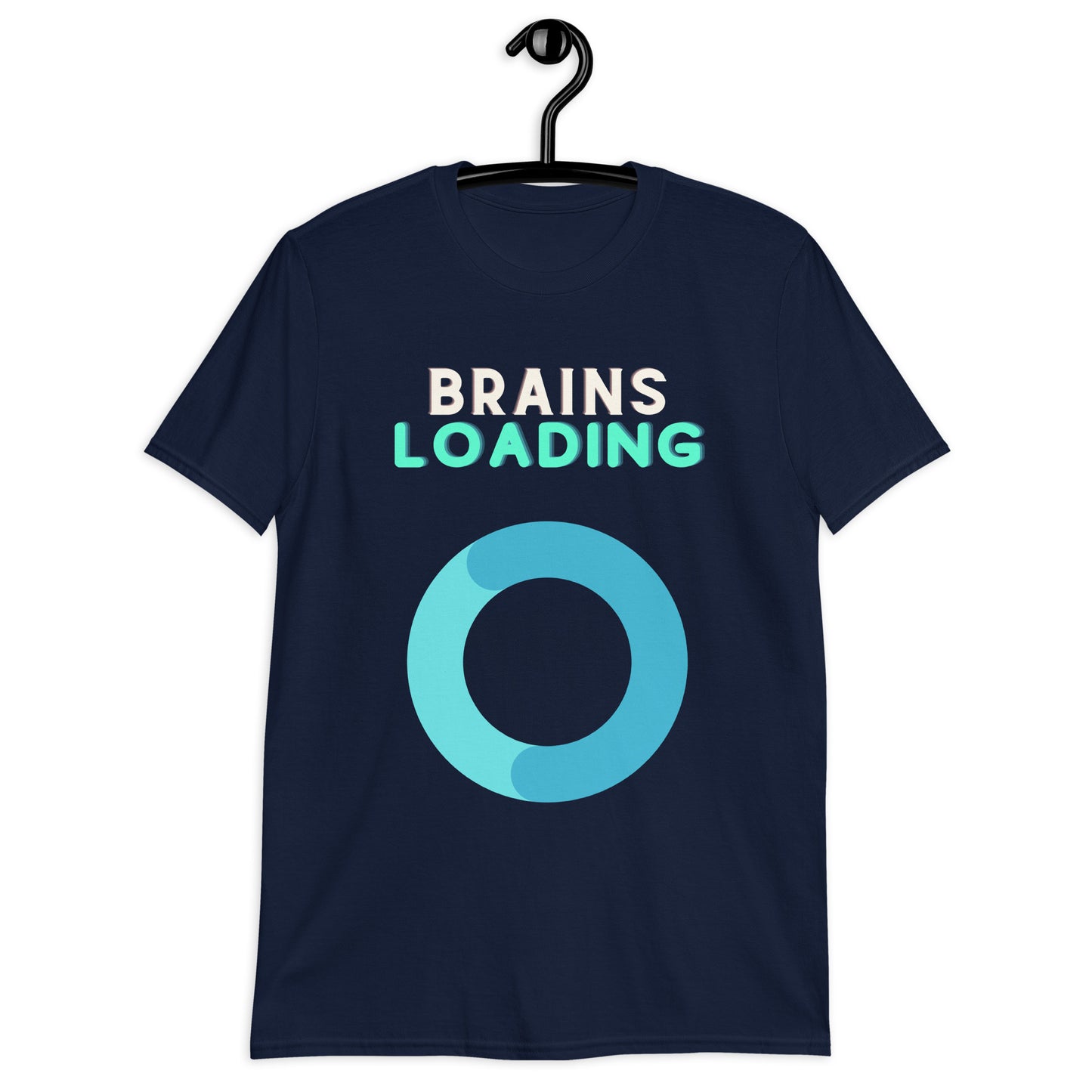 Brains loading   Short-Sleeve Unisex T-Shirt