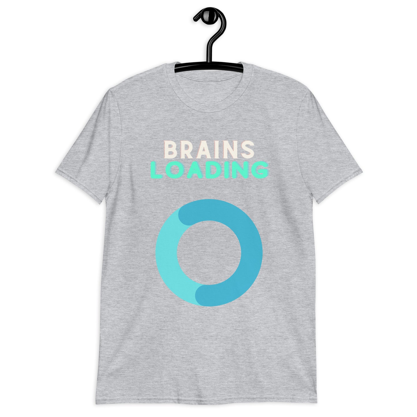 Brains loading   Short-Sleeve Unisex T-Shirt