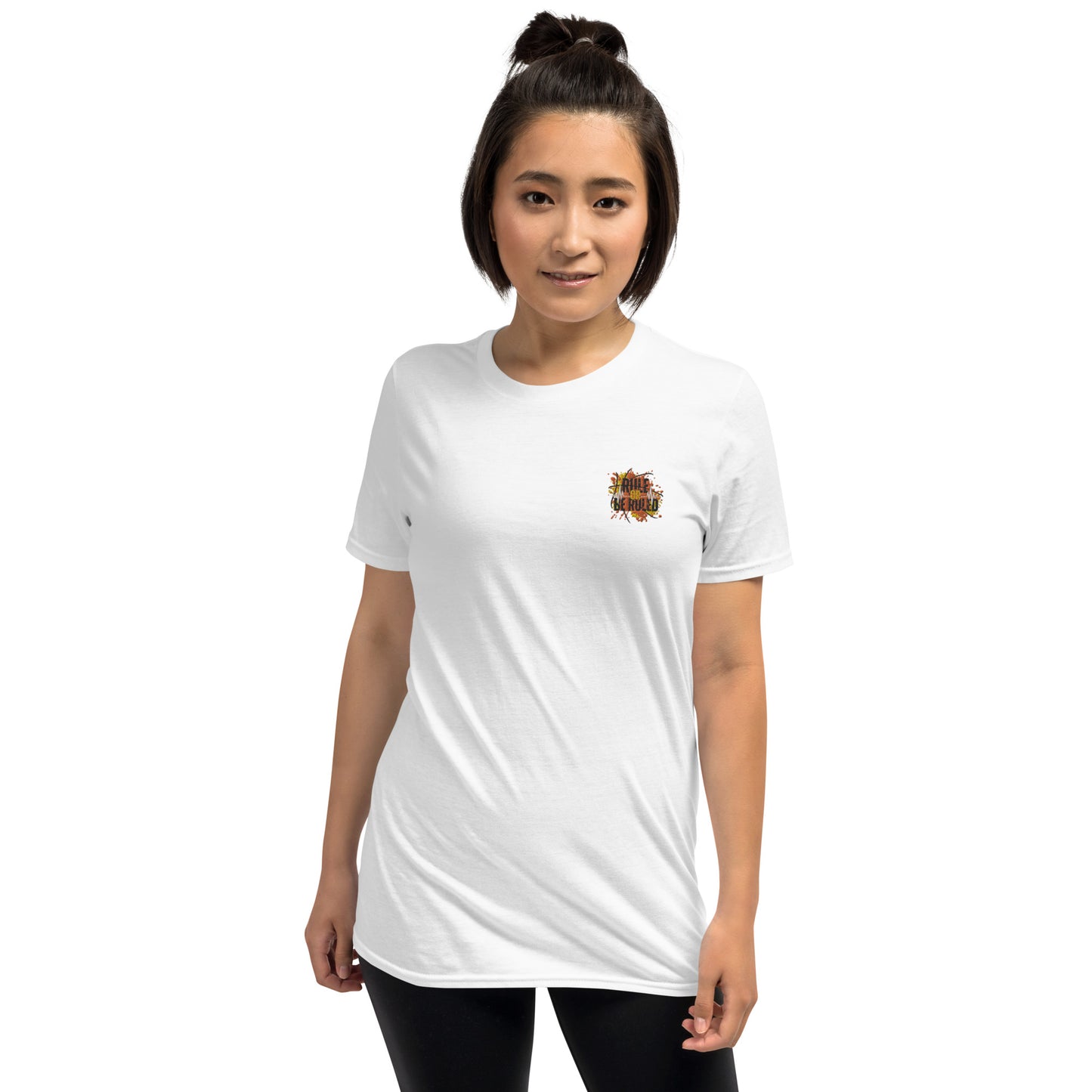 Rule or be ruled   Embroidered Short-Sleeve Unisex T-Shirt