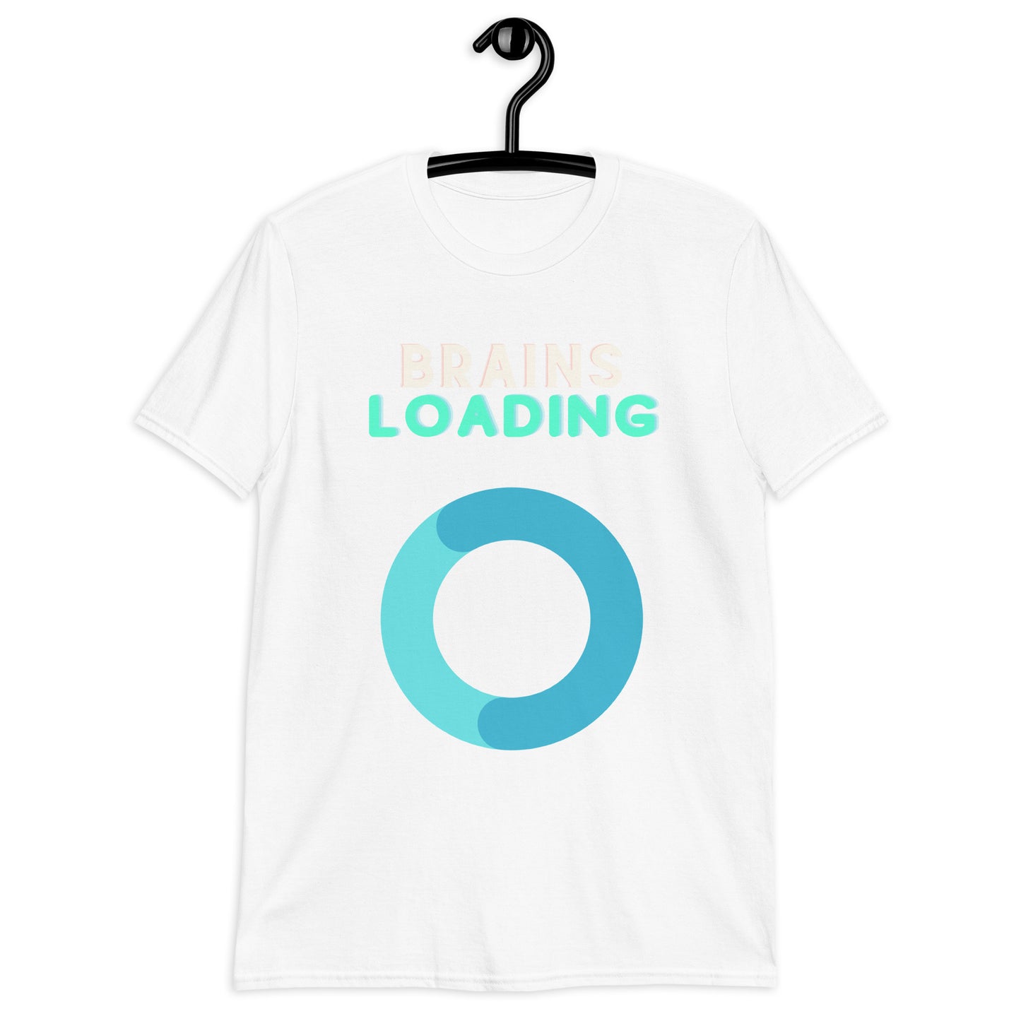 Brains loading   Short-Sleeve Unisex T-Shirt