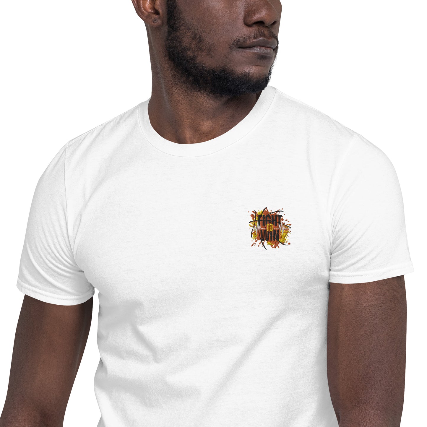 Fight to win  Embroidered Short-Sleeve Unisex T-Shirt