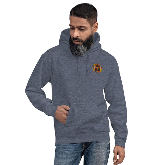 Fight to win   Embroidered Unisex Hoodie