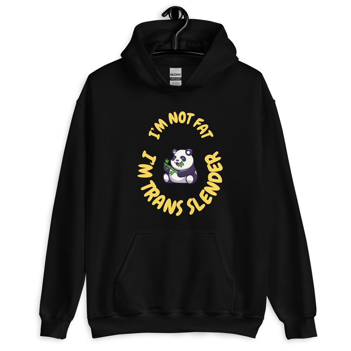 I'm not fat   Unisex Hoodie