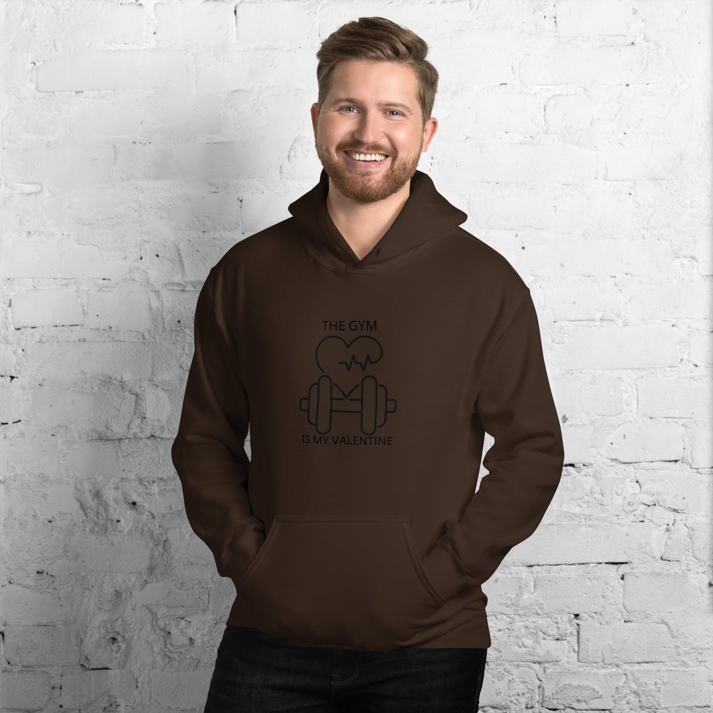 The gym is my valentine   Unisex Hoodie