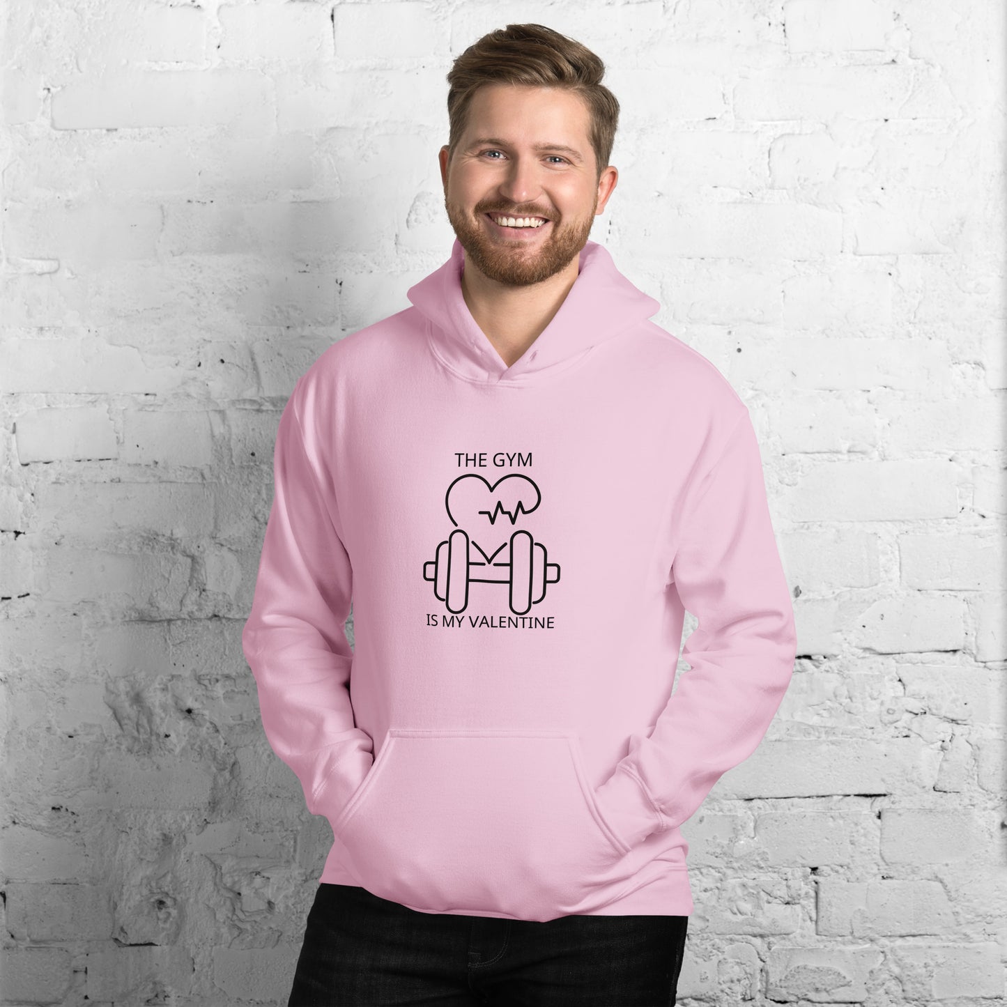 The gym is my valentine   Unisex Hoodie