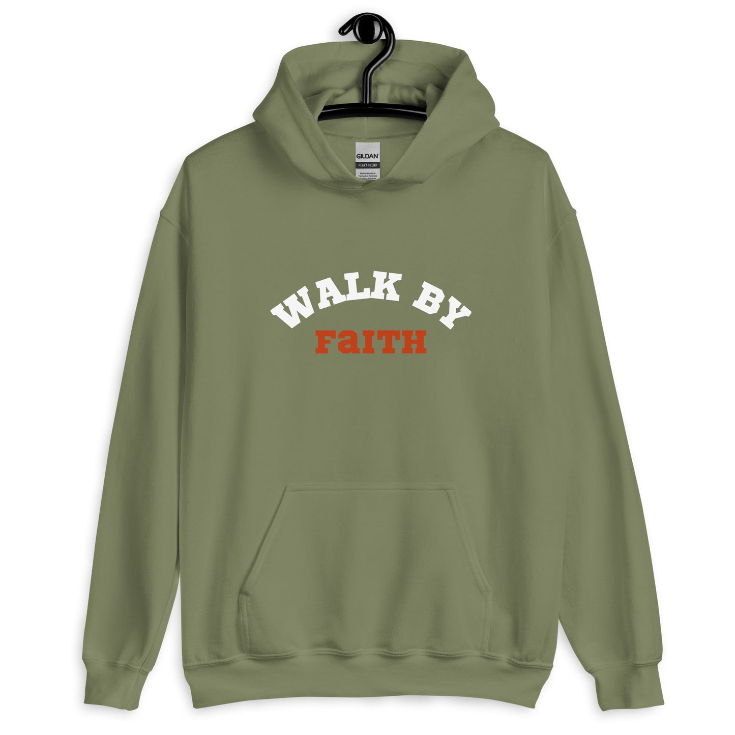 Walk by faith   Unisex Hoodie