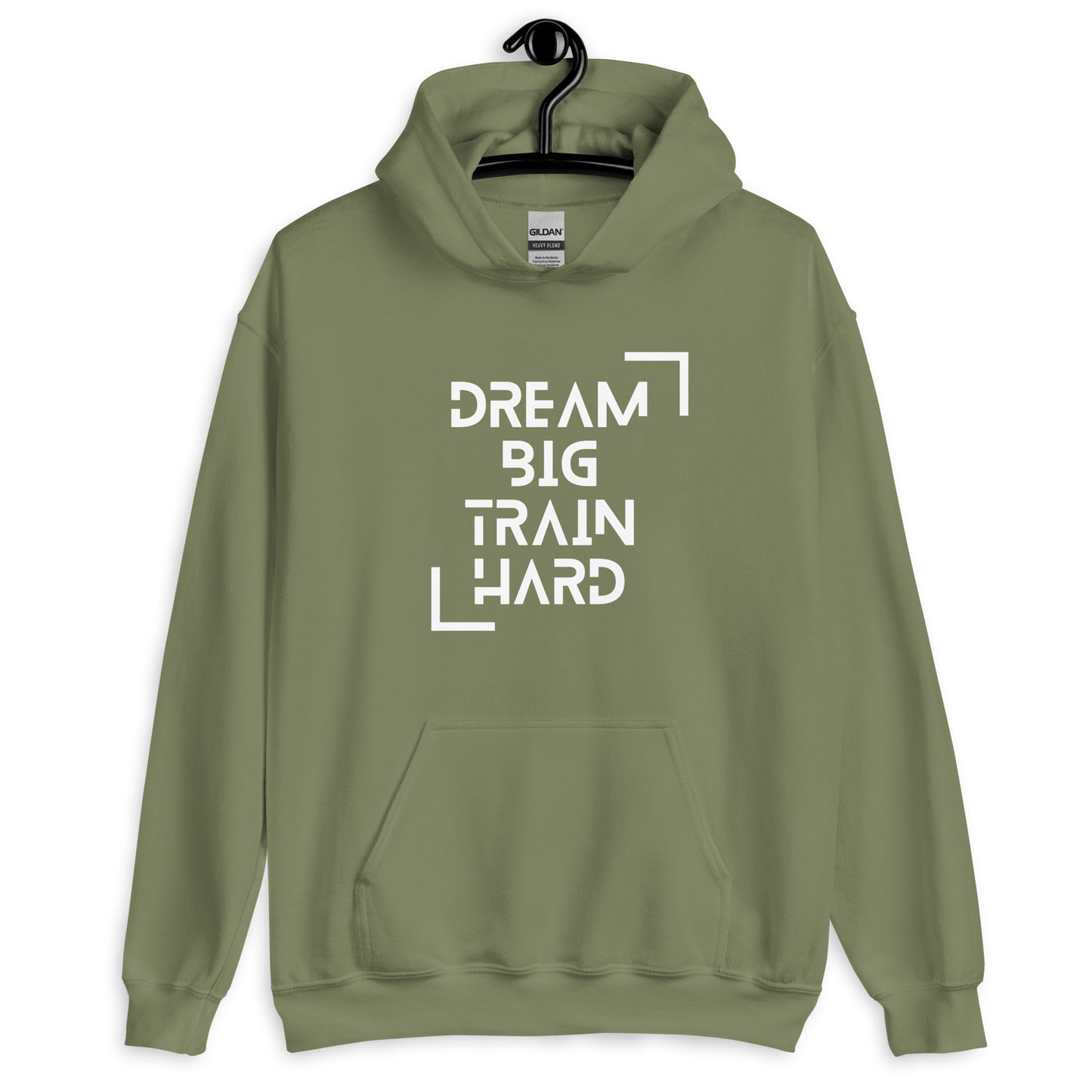 Dream big train hard   Unisex Hoodie