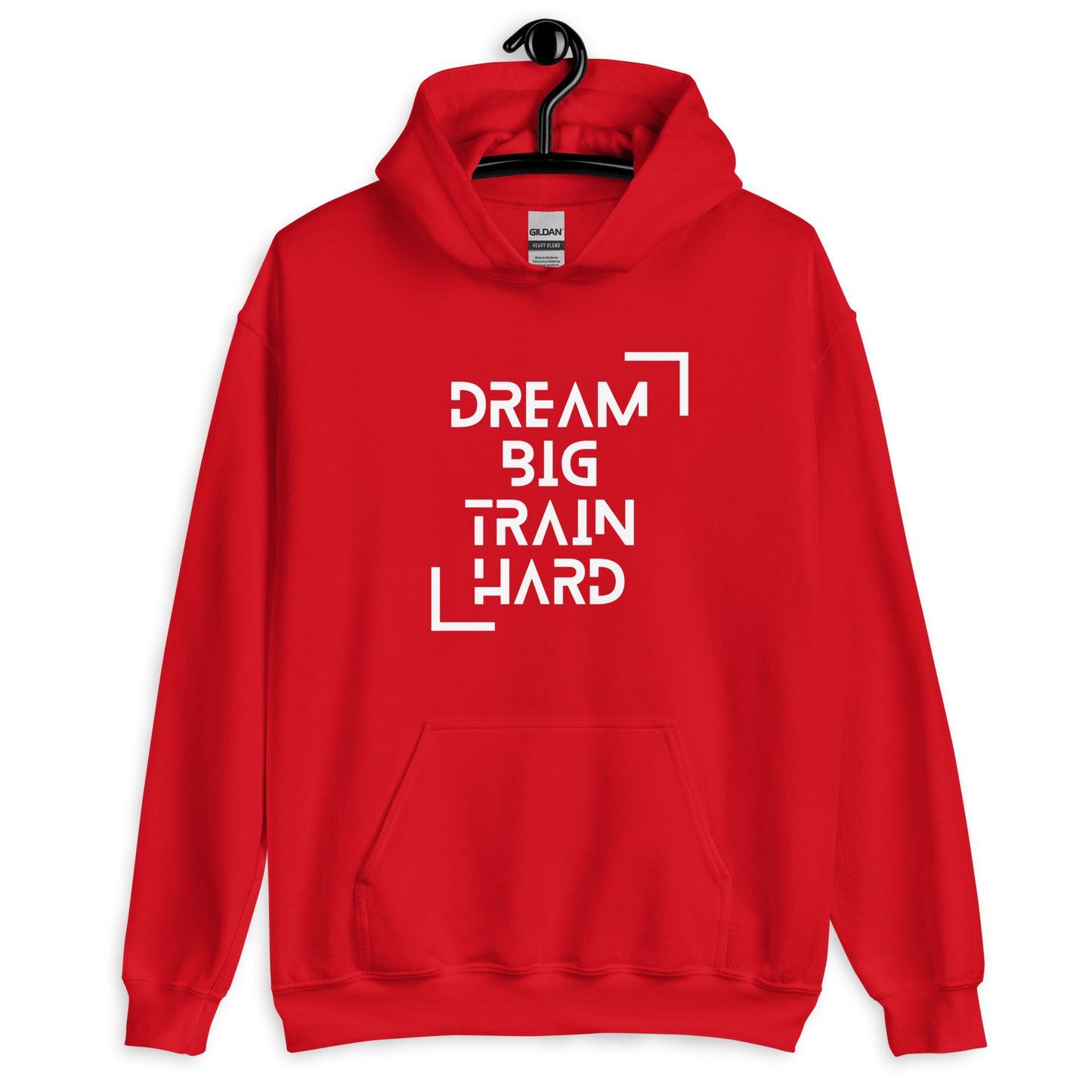 Dream big train hard   Unisex Hoodie