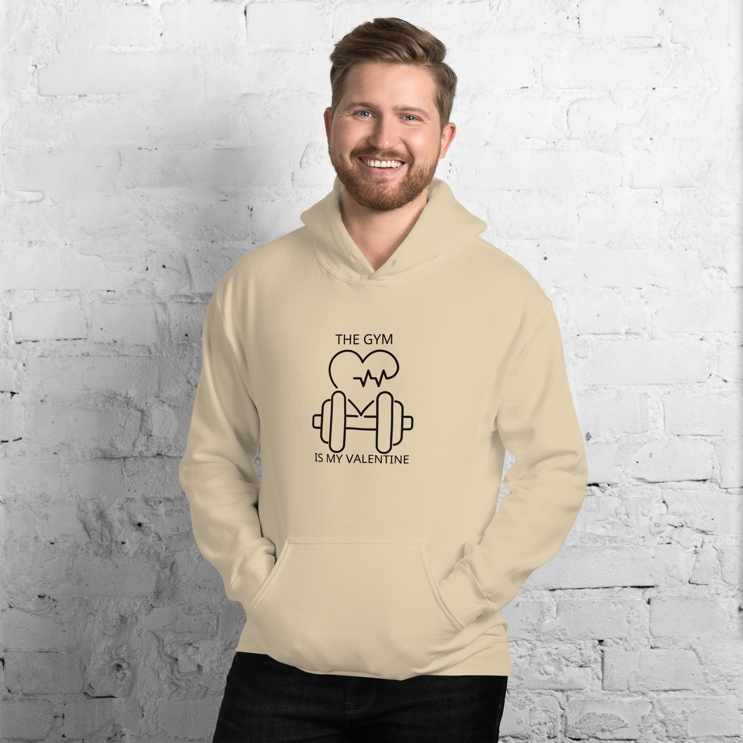 The gym is my valentine   Unisex Hoodie