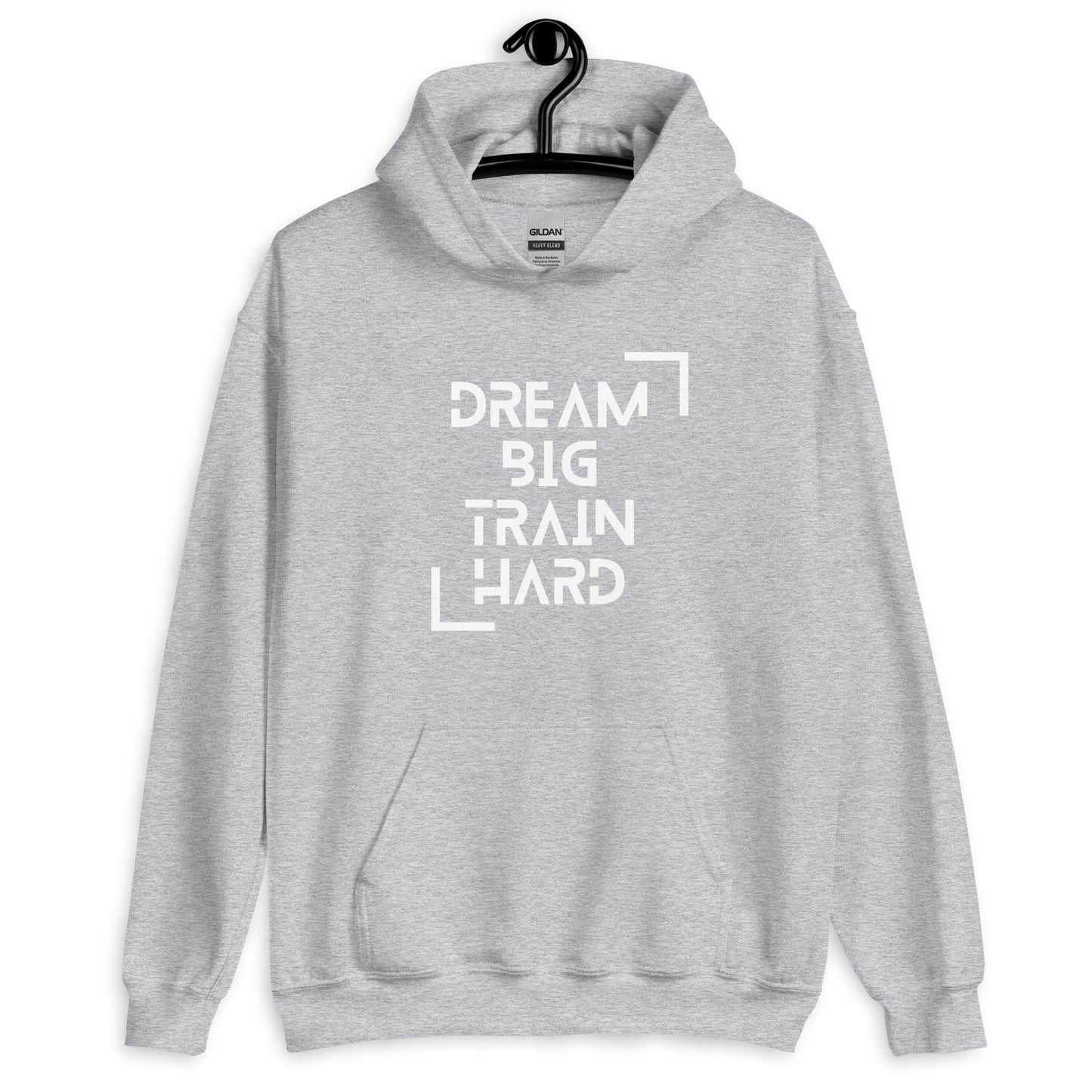 Dream big train hard   Unisex Hoodie